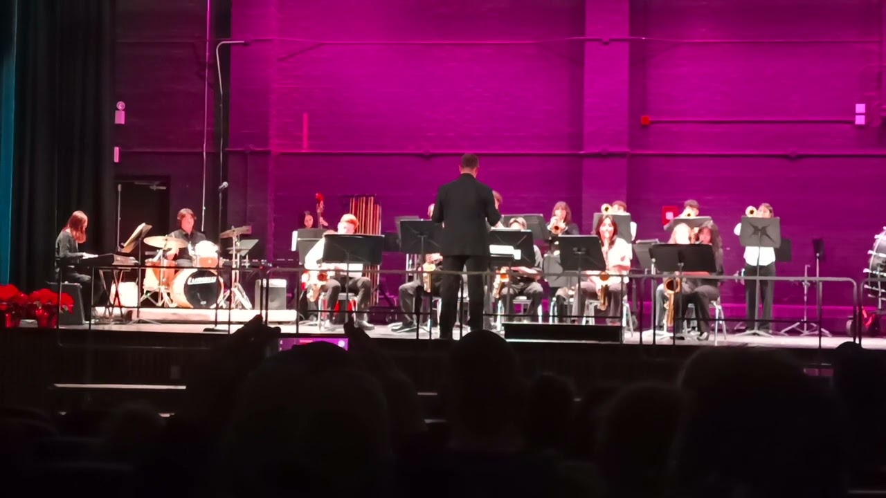 Lyman Hall High School Jazz Ensemble Dec 2022 -- "Big Band Holiday"