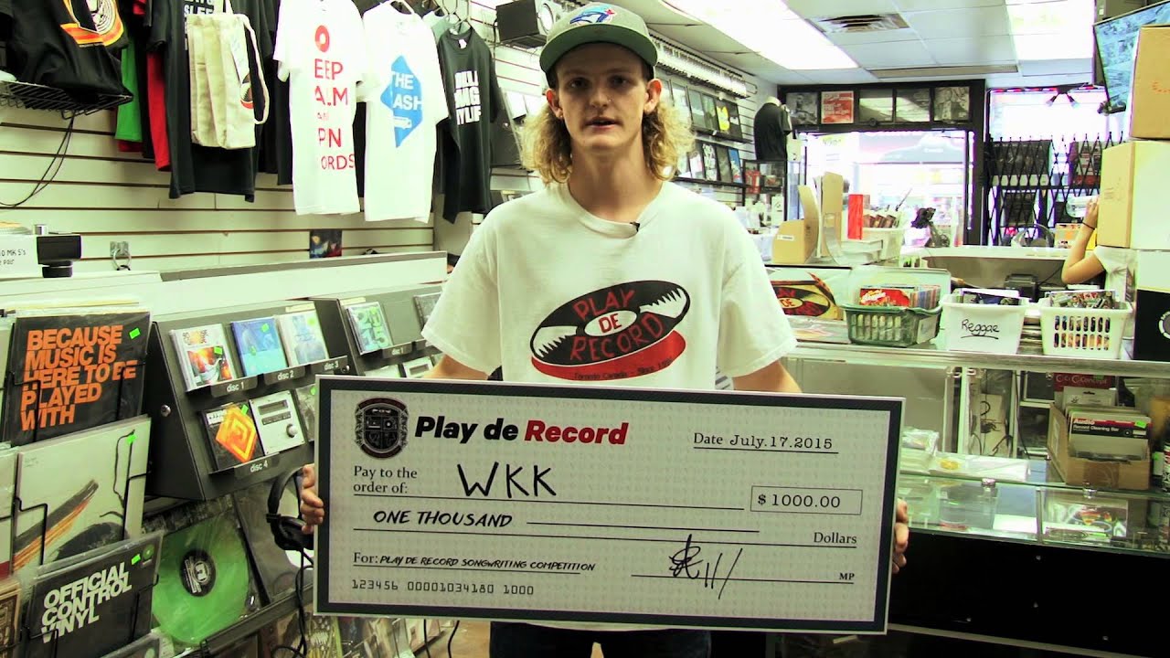 WKK   Play De Record $1000 Songwriting Competition Winner