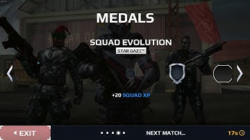 Squad Battle: STAR GAZE vs CREATE SQUAD (Modern Combat 5.)