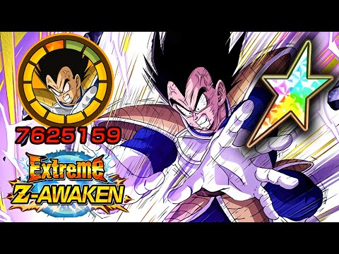 100% EZA PHY SAIYAN SAGA VEGETA [LEVEL 10 LINKS] + STICKER EFFECT! Dragon Ball Z Dokkan Battle