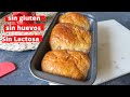 Como hacer  Pan  SIN GLUTEN , sin lactosa , sin huevos  /jj city sin gluten