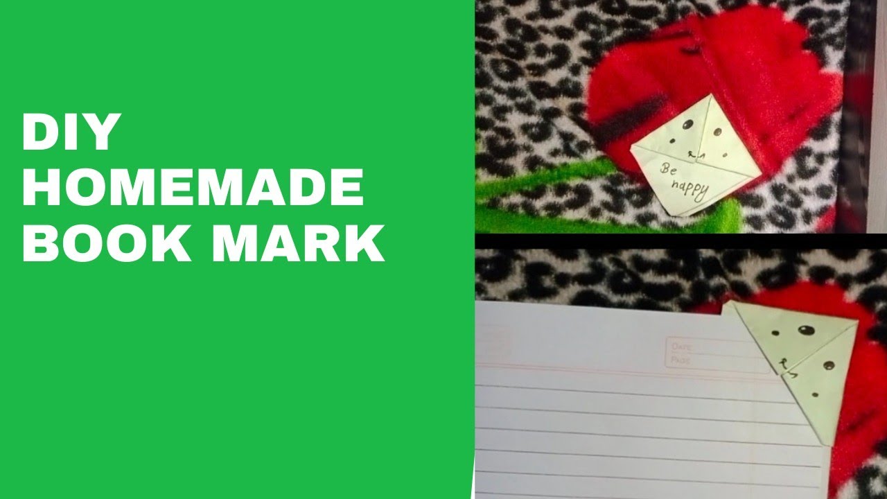Diy homemade book mark | Book mark | Beauty art and craft - YouTube