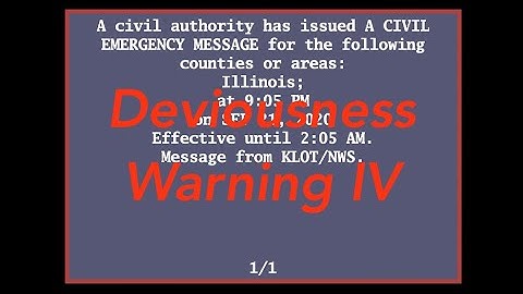 EAS Mock: Deviousness Warning IV: The Return