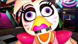 FIVE NIGHTS AT FREDDY'S SECURITY BREACH: GLAMROCK CHICA ME ATRAPA !! - iTownGamePlay | FNAF SB