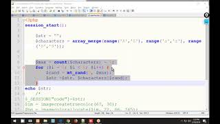PHP 9. Simple captcha