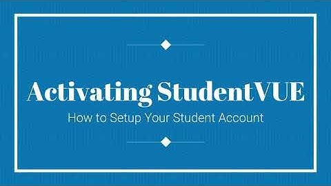 Activating StudentVUE