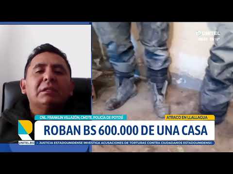 Potosí: Robbers steal Bs 600,000 from a house in Llalagua