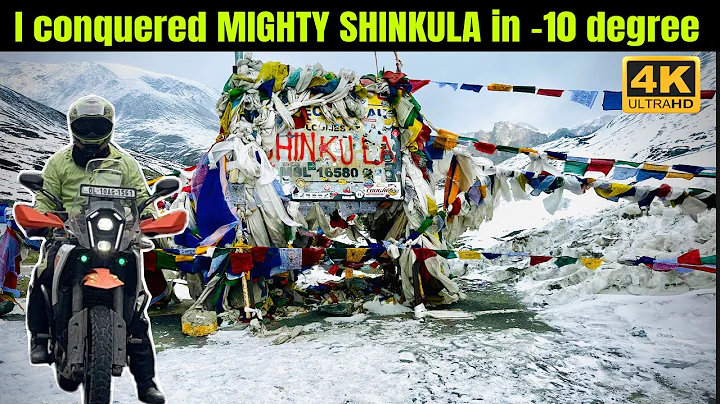 Ep 3 SNOW, SLUSH AND BLACK ICE - SHINKULA is DEADLY in Winters | Riding to the highest pass on route