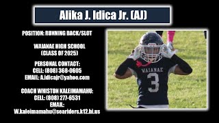 Alika Idica Jr. - RB/Slot - Waianae High School (Class of &#39;25) - Highlight Recruiting Film