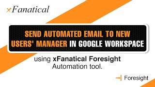 Send automated email to new users