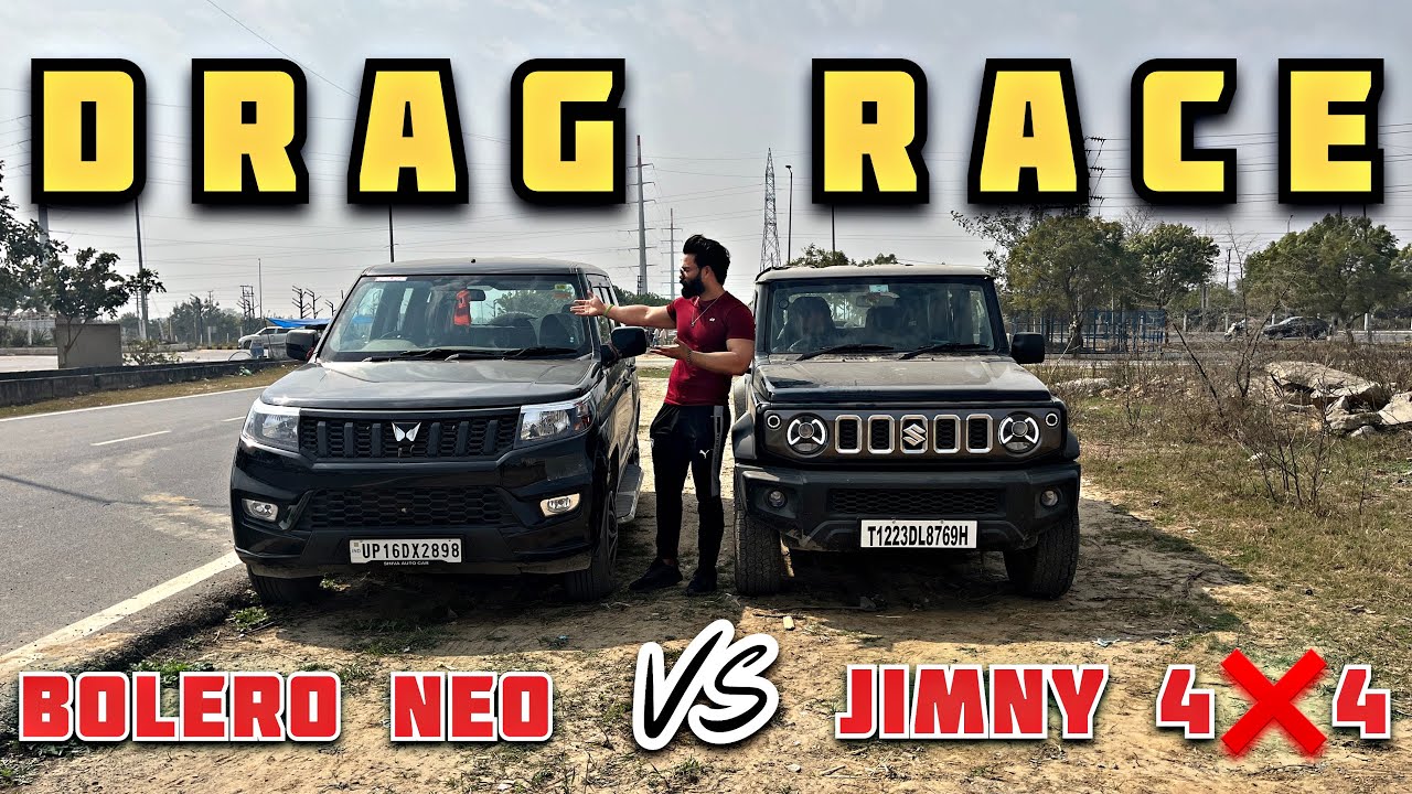 BOLERO NEO vs JIMNY DRAG RACE ✅ Shocking Result 🫣 ऐसा तो नहीं सोचा था ||