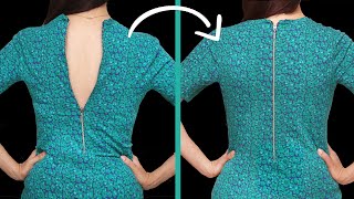 Sewing trick - how to expand any dress or blouse to fit perfectly!