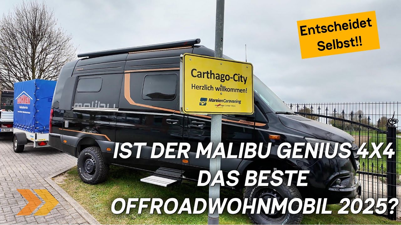 Offroad-Revolution: Der Malibu Genius 4x4 – Das Wohnmobil, das Abenteuer neu definiert!