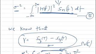 Optimum reception of digital signal #6 Transfer function of optimum filter hindi
