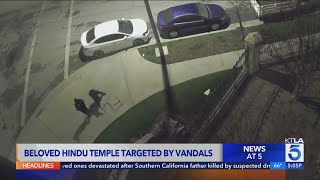 Sbsd Socal Temple Vandalized With Political Messages