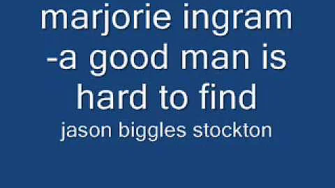 marjorie ingram-a good man is hard to find