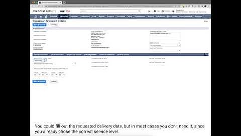 Transsmart for Oracle NetSuite - How to book your shipments