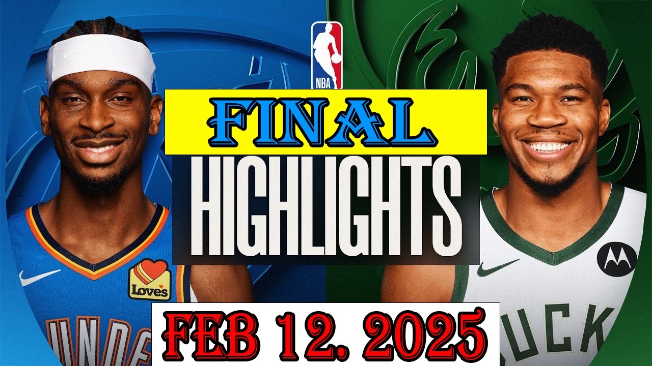 Матч «Оклахома-Сити Тандер» против «Милуоки Бакс», финальная четверть, 12 февраля 2026 г. | Обзор...