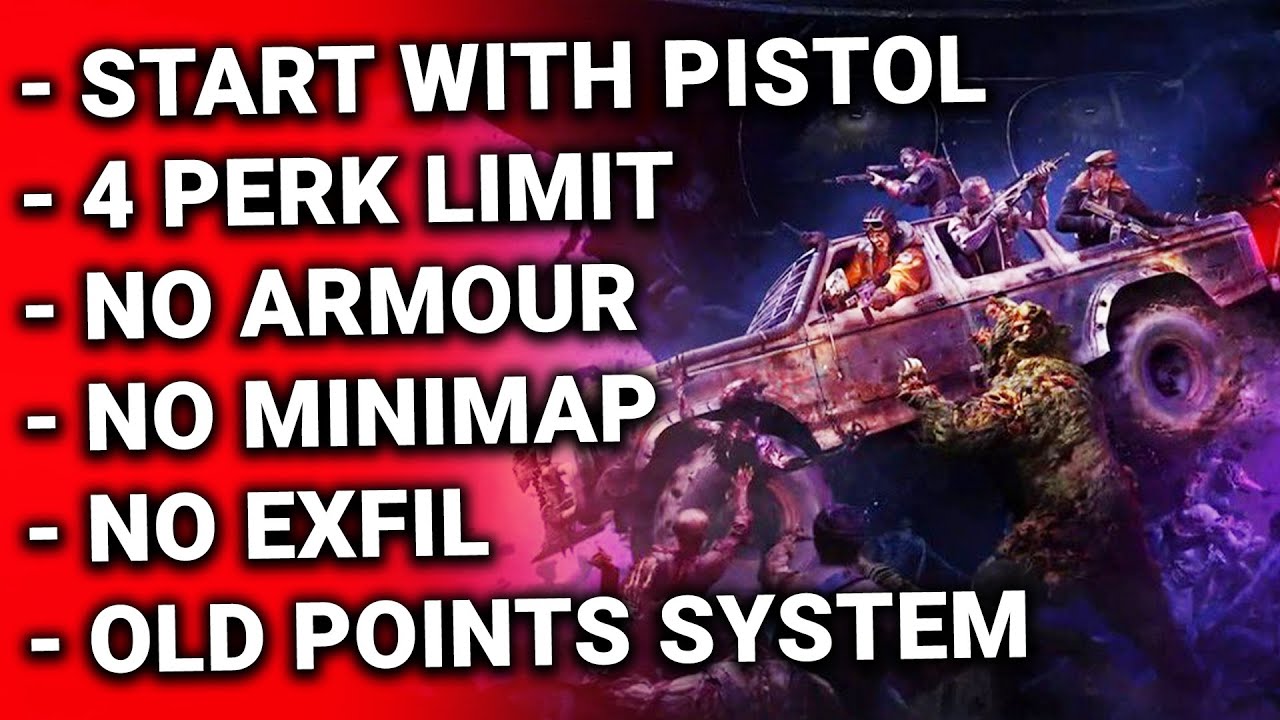 HUGE BO7 ZOMBIES LEAK: NO ARMOUR, START WITH PISTOL, OLD POINTS SYSTEM ...