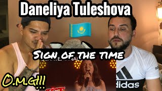 Singer Reacts| Daneliya Tuleshova - Sign of the Times| Quarterfinals AGT