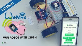 إنشاء روبوت يتم التحكم فيه عبر الواي فاي باستخدام Wemos D1 Mini + L298N (شرح تعليمي) screenshot 5