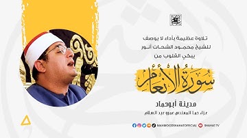 تلاوة عظيمة بأداء لا يوصف للشيخ #محمود_الشحات يبكي القلوب من سورة الأنعام | مدينة أبوحماد 2021