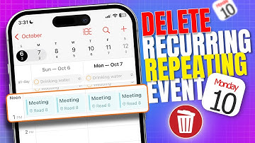 How to Delete a Recurring/Repeating Event on iPhone | Remove Calendar Event on iPhone