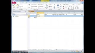 CGS1100 CGS1060 Contacts Table, Form, and Report