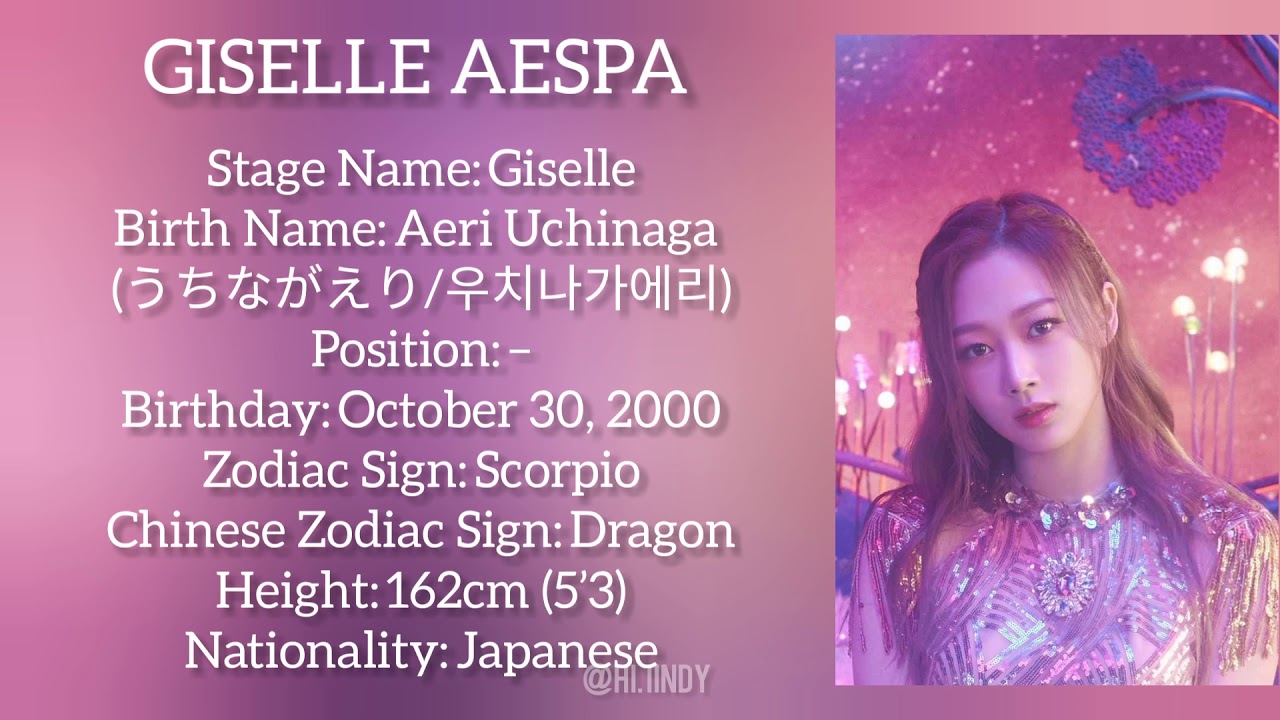 22+ Giselle Aespa Ethnicity Background - AESPA Group