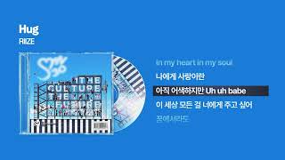 (2025) RIIZE(라이즈) - Hug (포옹) [싱크가사/Lyric Video]