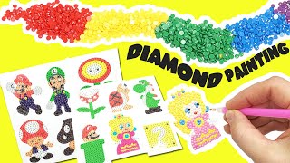 The Super Mario Bros Movie DIY Diamond Painting Craft Tutorial at School image
