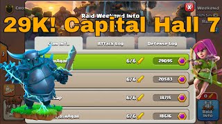29K Capital Gold HIGH SCORE! Capital Hall 7-8 Best Attacks For High Amounts Of Capital Gold