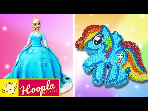 disney-frozen-elsa-doll-cake-|-birthday-cake-decorating-for-beginners-by-hoopla-recipes