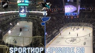 Sporthop EP 28- look like a playoff style hockey game (SJ Sharks VS STL Blues) screenshot 4