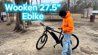 Unboxing and review of Wooken 27.5” Electric bike 21.6 mph