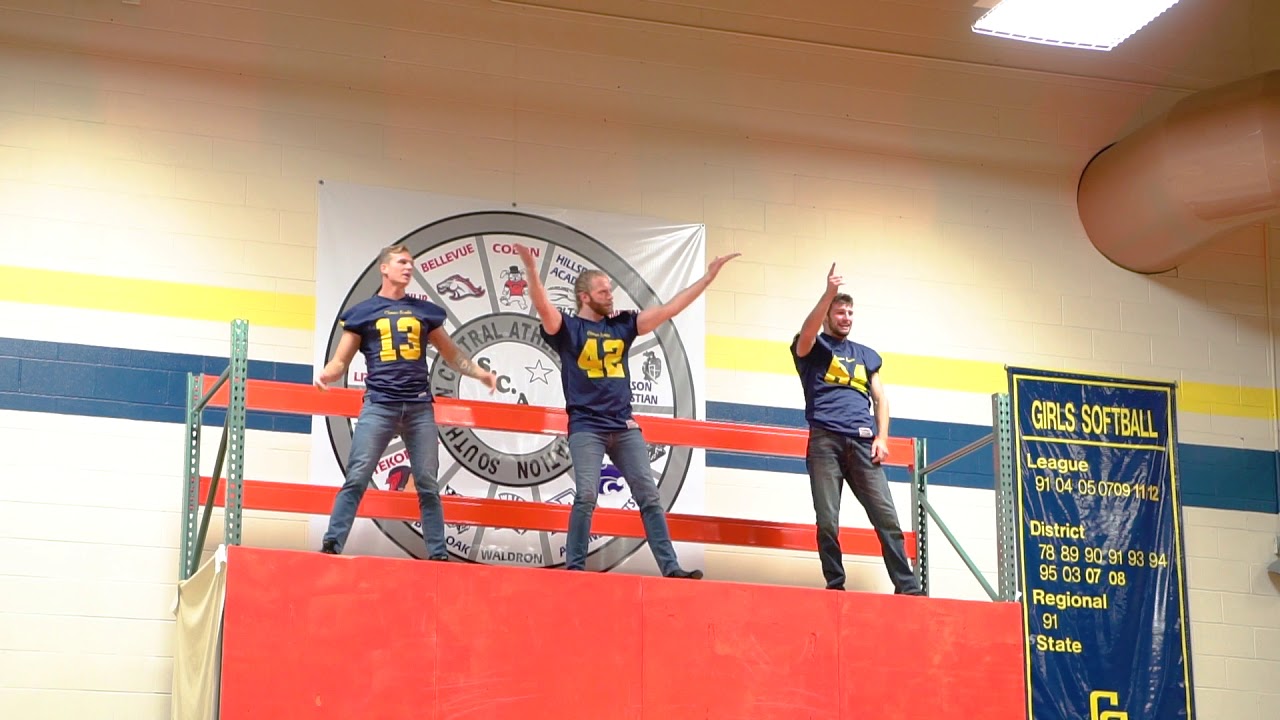 Trampwall Act for "Hometown" Circus Performance at ClimaxScotts High