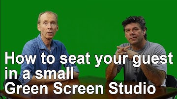 How to film a Green Screen interview on a budget.