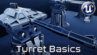 UE4_Turret Basic Model ( Asset Preview )