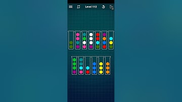Colour Ball sorting Puzzle Game 2023. Game Level  112