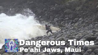 ☠Dangerous Times Paddling Out at Pe'ahi Jaws Maui ☠