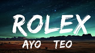 1 Hour |  Ayo & Teo - Rolex (Lyrics)  | TuneTalk Lyrics screenshot 3