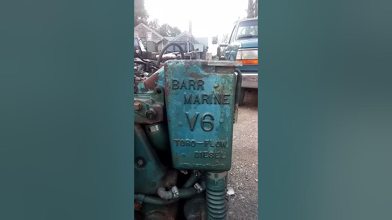 Barr Marine 478 V6 GMC Toroflow Diesel. shorts YouTube