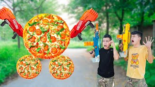 Battle Nerf War: Competition Nerf Guns BEEF PIZZA BATTLE