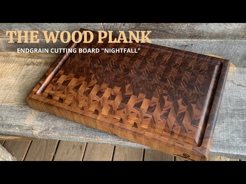 Ombre End Grain Cutting Board  Plus A Hot Wax Treatment 4K 