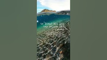 وَإِنَّ رَبَّكَ لَيَعْلَمُ مَا تُكِنُّ صُدُورُهُمْ وَمَا يُعْلِنُونَ ۝ اسلام صبحي سورة النمل quran