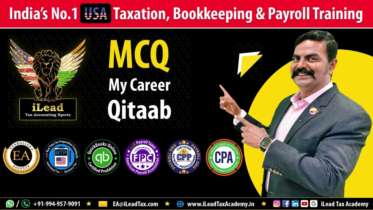 Jan 07, Wednesday - IRS SEE EA Part 2 - MCQ Video