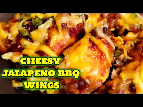 How To Make Cheesy Jalapeno BBQ Wings | Easy Chicken Wing Recipes