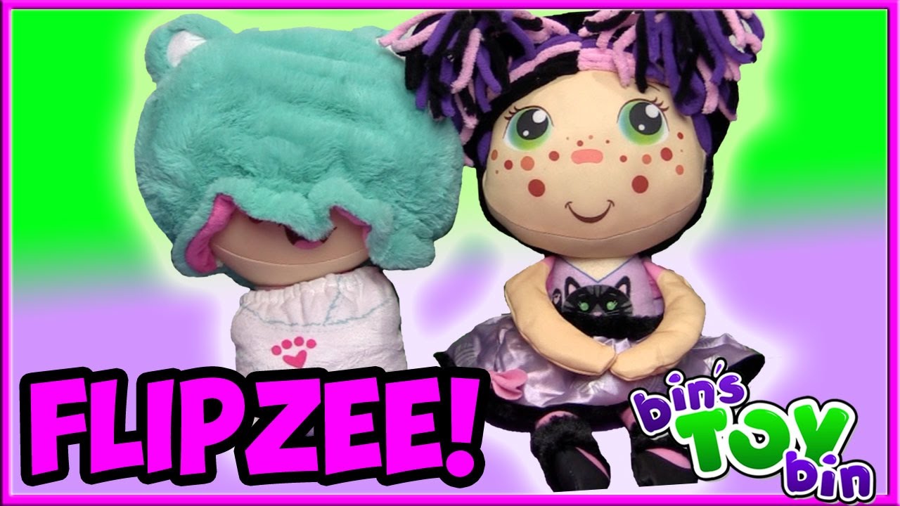 *FlipZee Girls* ZANA STRAWBERRY CUDDLY BABY TO GIRL 2-N-1 ...