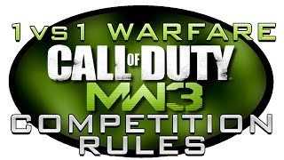 1vs1 Warfare Competition Rules