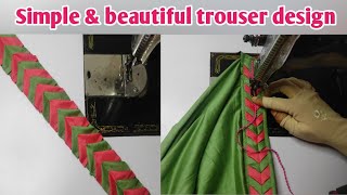 Trouser design cutting and stitching/trouser ke design/2023 plazo pant design